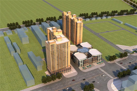 衡王府花园四楼116平三室精装带车库128万可按揭